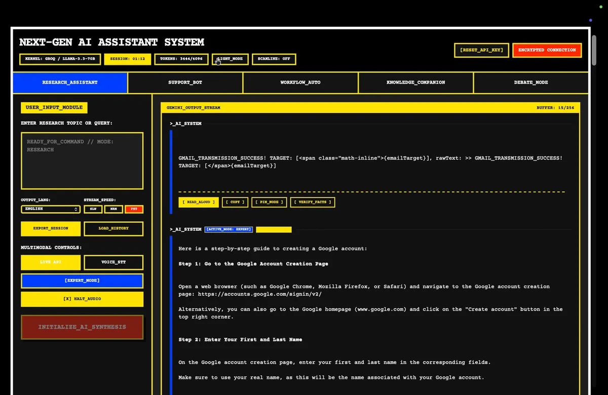 Next Gen AI Assistant Preview