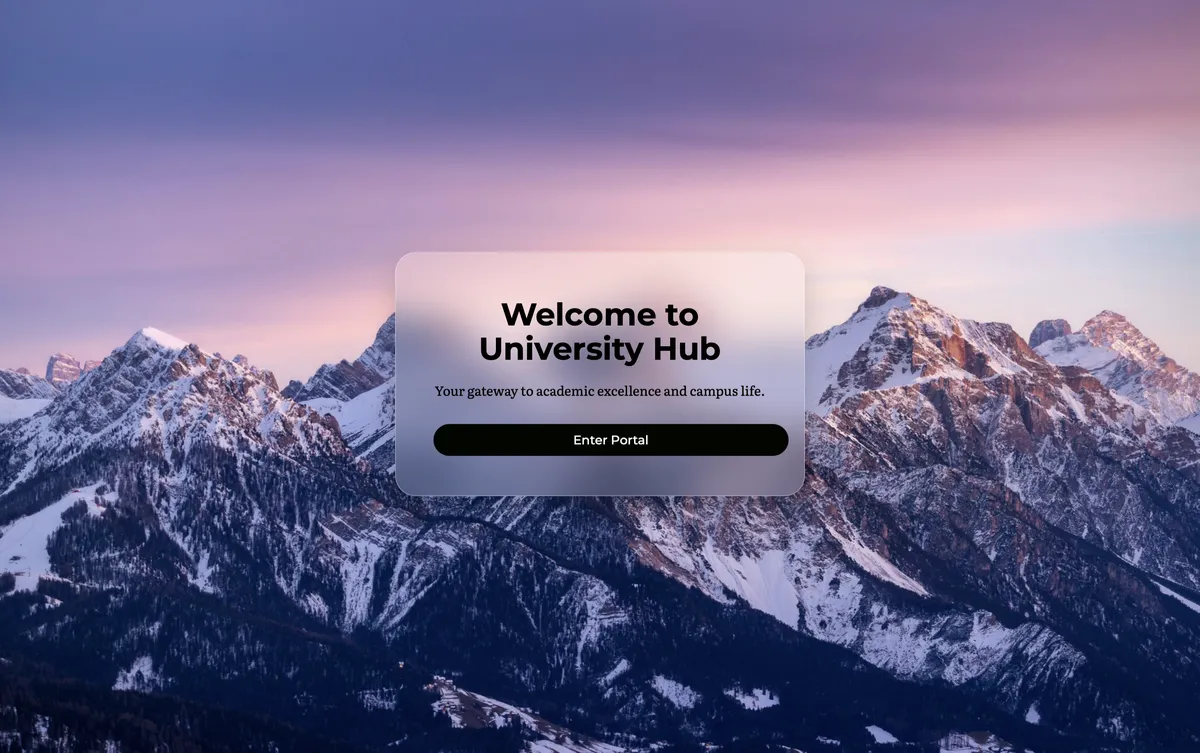 UniversityHub Preview